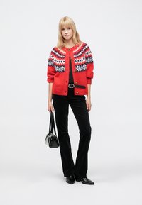 GAP LOFTY LUXE FAIR ISLE - Cardigan - modern red