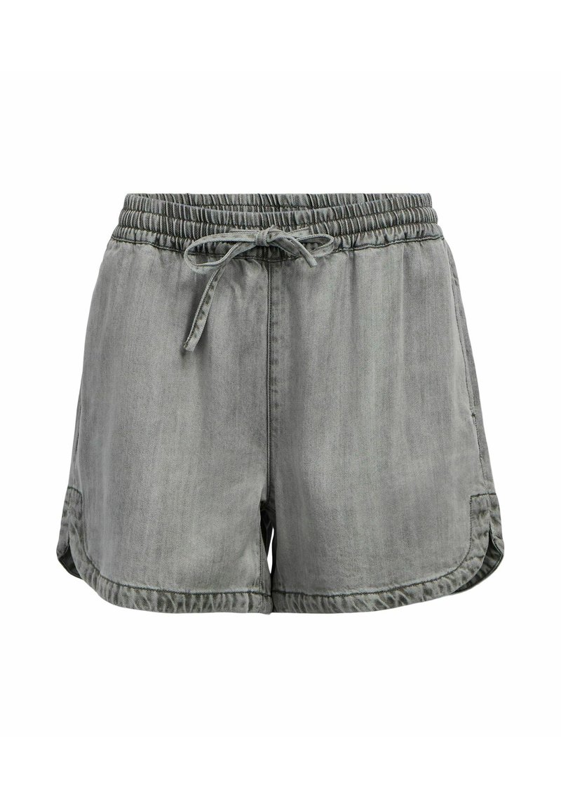 Object JEANSSHORTS CASUAL - Jeans Shorts - light grey denim/grey denim ...