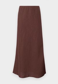 SAAGNETA LONG SKIRT - Maksihame - french roast