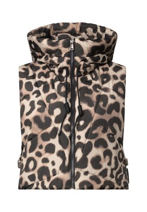 Street One, LINED HOOD COLLAR INSERT - Waistcoat - multicolor