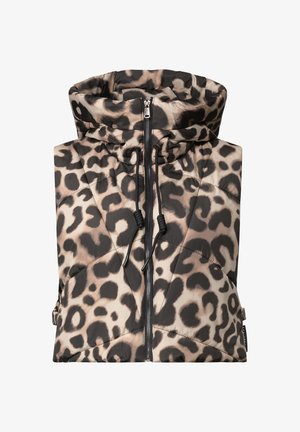 Street One, LINED HOOD COLLAR INSERT - Waistcoat - multicolor