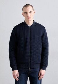 Armani Exchange - BLOUSON JACKET - Bomber stiliaus striukė - deep navy Miniatiūros vaizdas 1