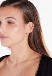 Lucardi HELIXPIERCING 2RIJ BOL/GLAD - Oorbellen - silver-coloured
