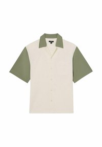 PEZA-BLOCK CUBAN-COLLAR - Krekls - off white sage
