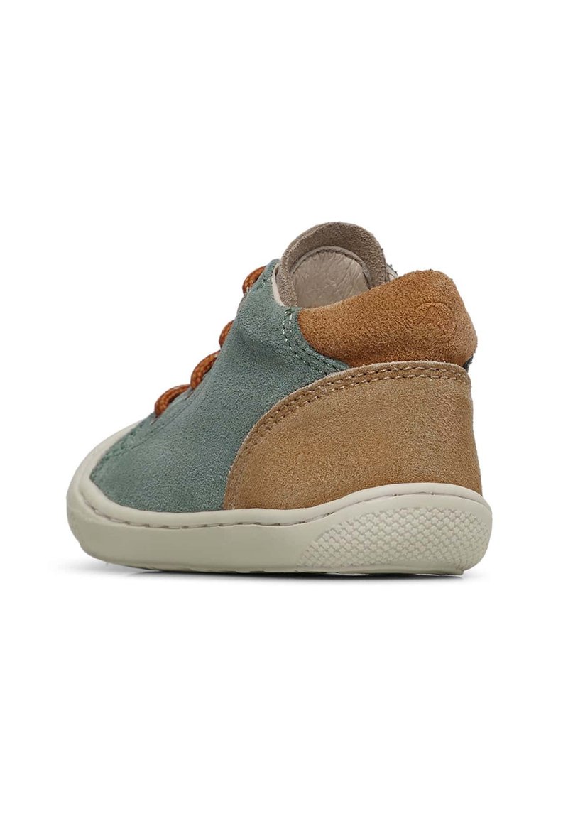NATURINO - Chaussures Premiers Pas En Suède Avec Joli Motif Tulipe - Semelle Antidérapante Pour Bébé