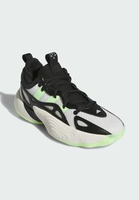 adidas Performance TRAE UNLIMITED  - Scarpe da basket - cloud white   green spark   off white