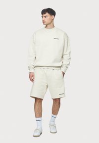 Pegador LOGO OVERSIZED SWEATER - Sweatshirt - washed salty cream