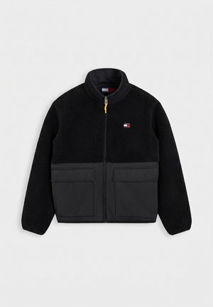 Tommy Jeans, CONTRAST JACKET - Яке от полар - black