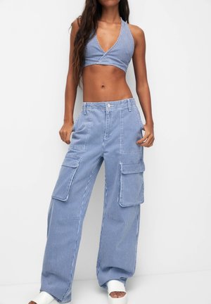 Pantalon cargo - blue