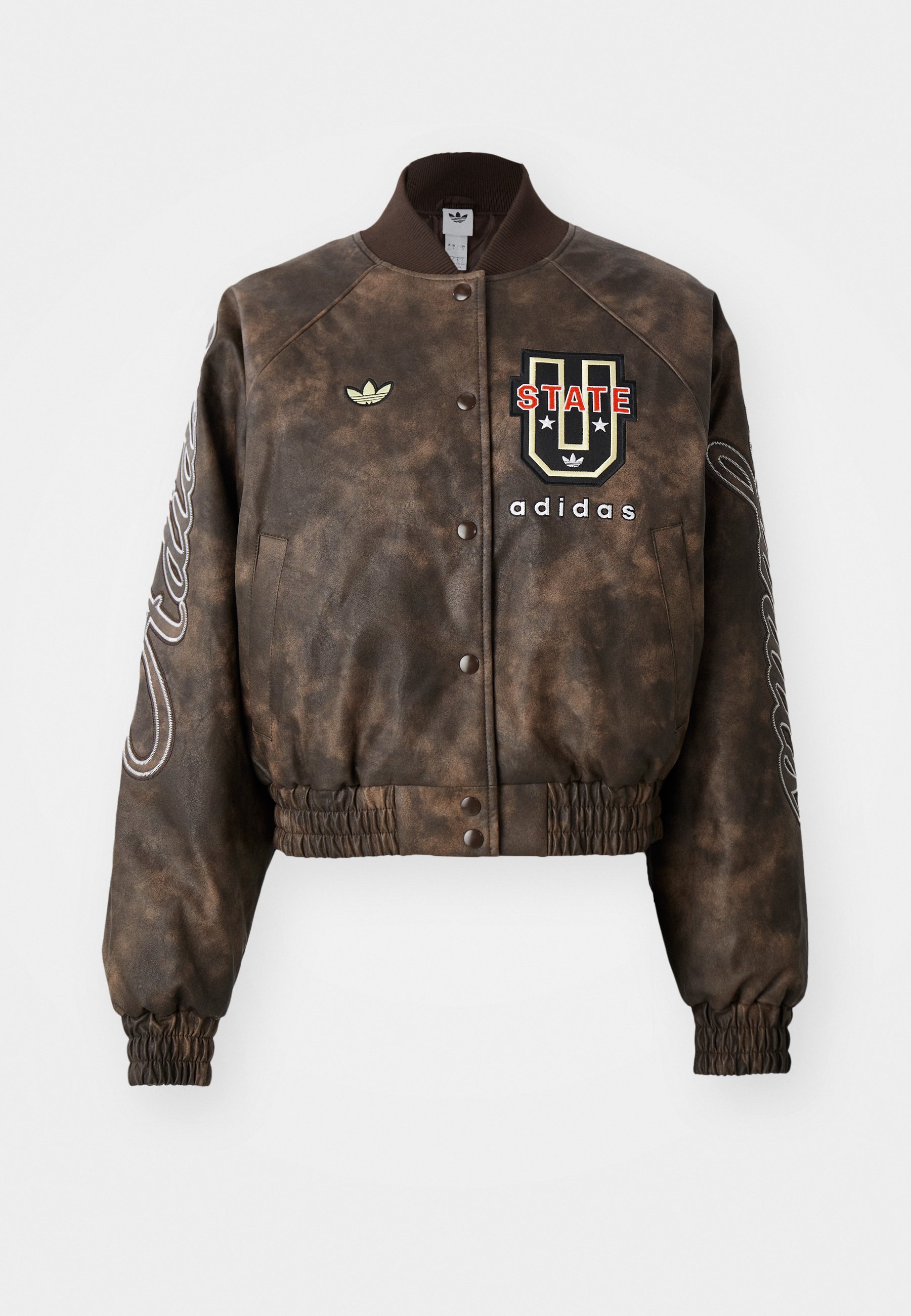 ジャケット・アウター Adidas leather jacket adidas Originals／アディダス オリジナルス／FAUX LEATHER JACKET