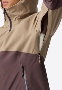 The North Face W DIABLO DYNAMIC ZIP-IN JACKET - Giacca outdoor - mushroom grey tawny qua