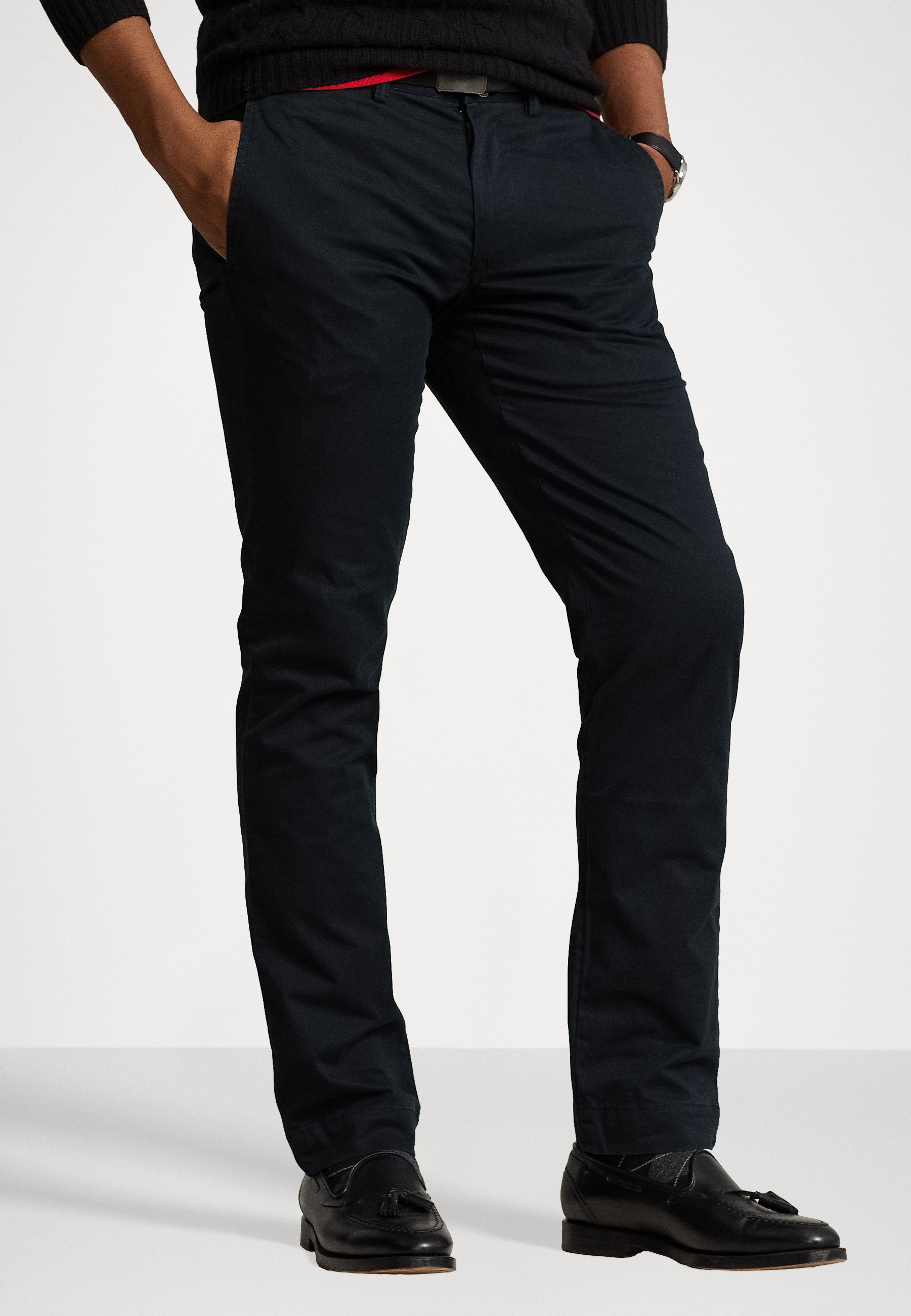 Polo Ralph Lauren BEDFORD STRETCH SLIM FIT PANT - Chinos - black -  Zalando.co.uk
