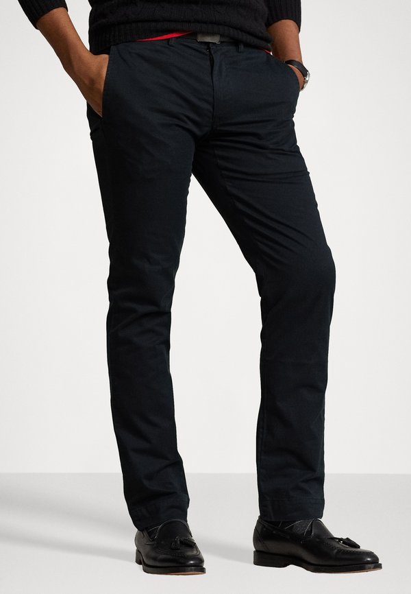 WASHED STRETCH SLIM FIT CHINO TROUSER - Chinos