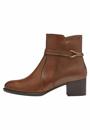 Boots à talons - cognac