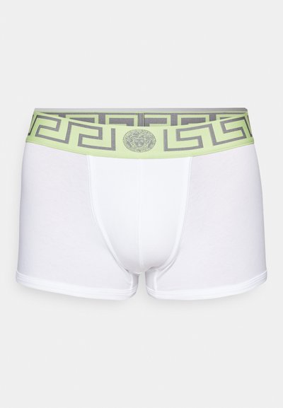 Versace LOW RISE TRUNK TOPEKA BISTRETCH - Boxer alsónadrág - white/mint silver