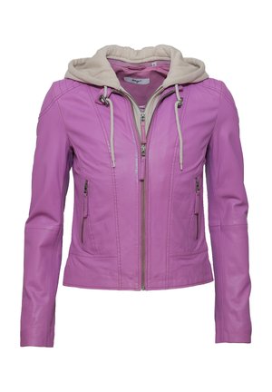 Maze Leather jacket - lilac purple