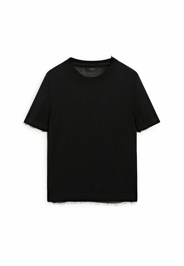 WITH SHORT SLEEVES AND DISTRESSED DETAIL - Basic T-shirt3