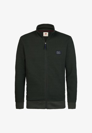 Petrol Industries, ZIP-UP COLLAR SWEATSHIRT STEELCREST - Strickjacke - deep green