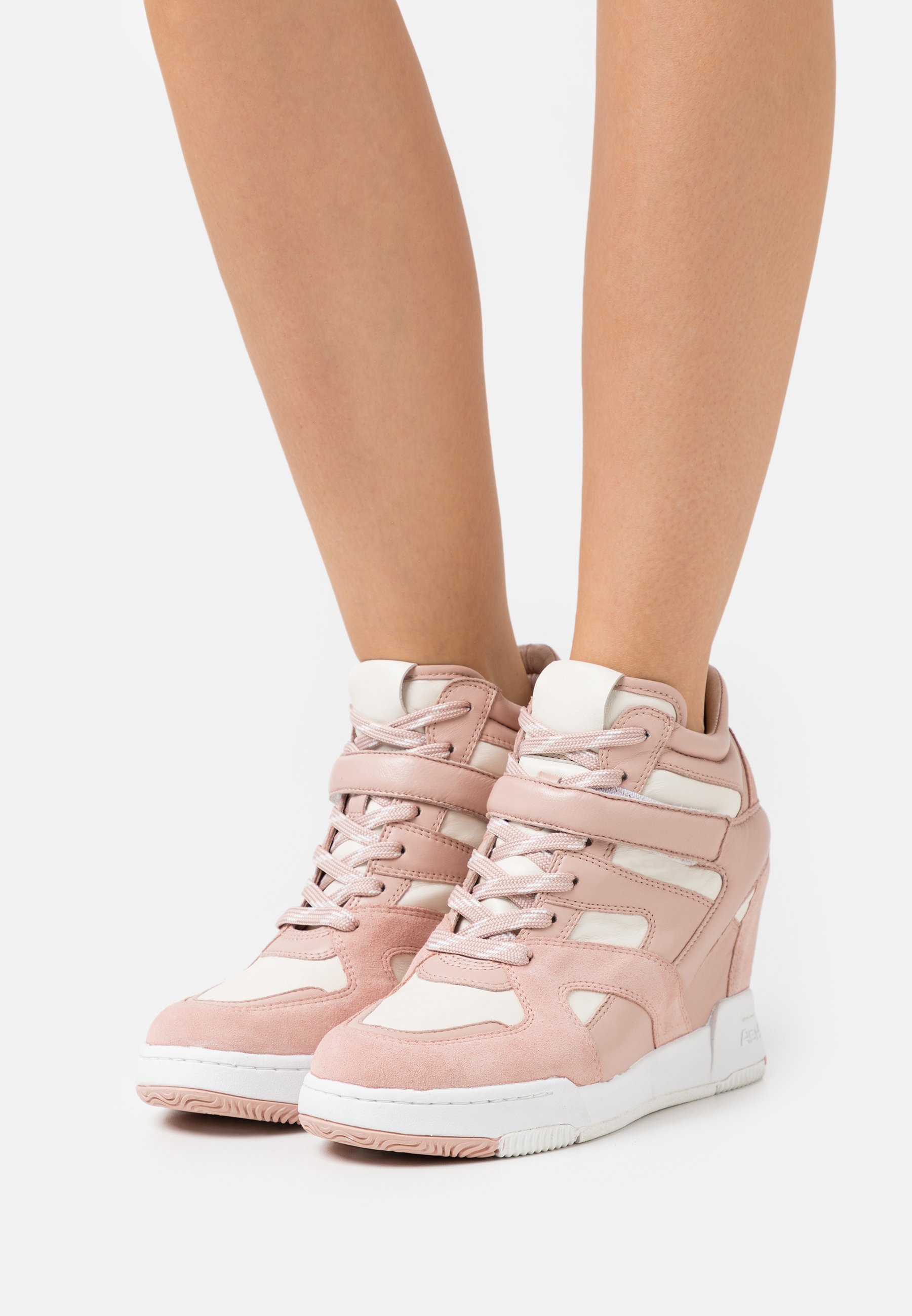 Ash BODY - Aukšto profilio sportbačiai - pinksalt/gardenia/rožinė - Zalando .lt