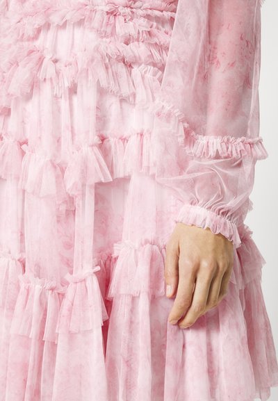 Needle & Thread FLEUR DE LIS RUFFLE MINI DRESS - Cocktail φόρεμα / Φόρεμα για πάρτι - moonshine/pink