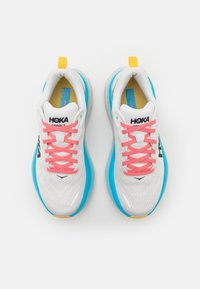 HOKA BONDI 8 - Chaussures de running sur route - blanc de blanc/swim day