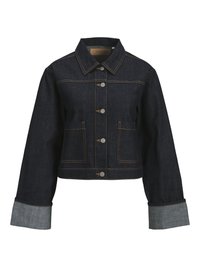 JXVEGA JACKET FOLD UP - Spijkerjas - dark blue denim