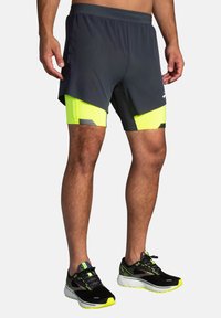 Brooks Run Visible 5" 2-in-1 Short - Sports shorts - asphalt nightlife