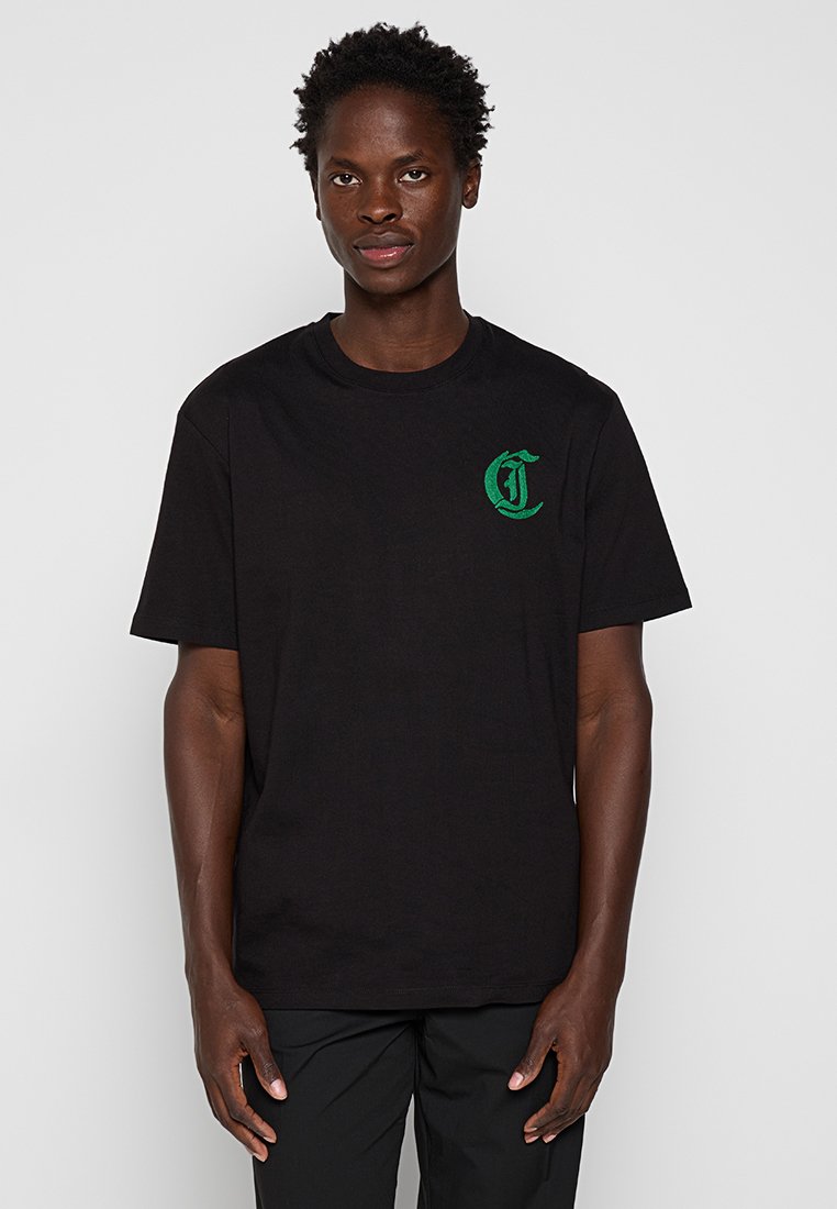 Just Cavalli T-shirt print zwart