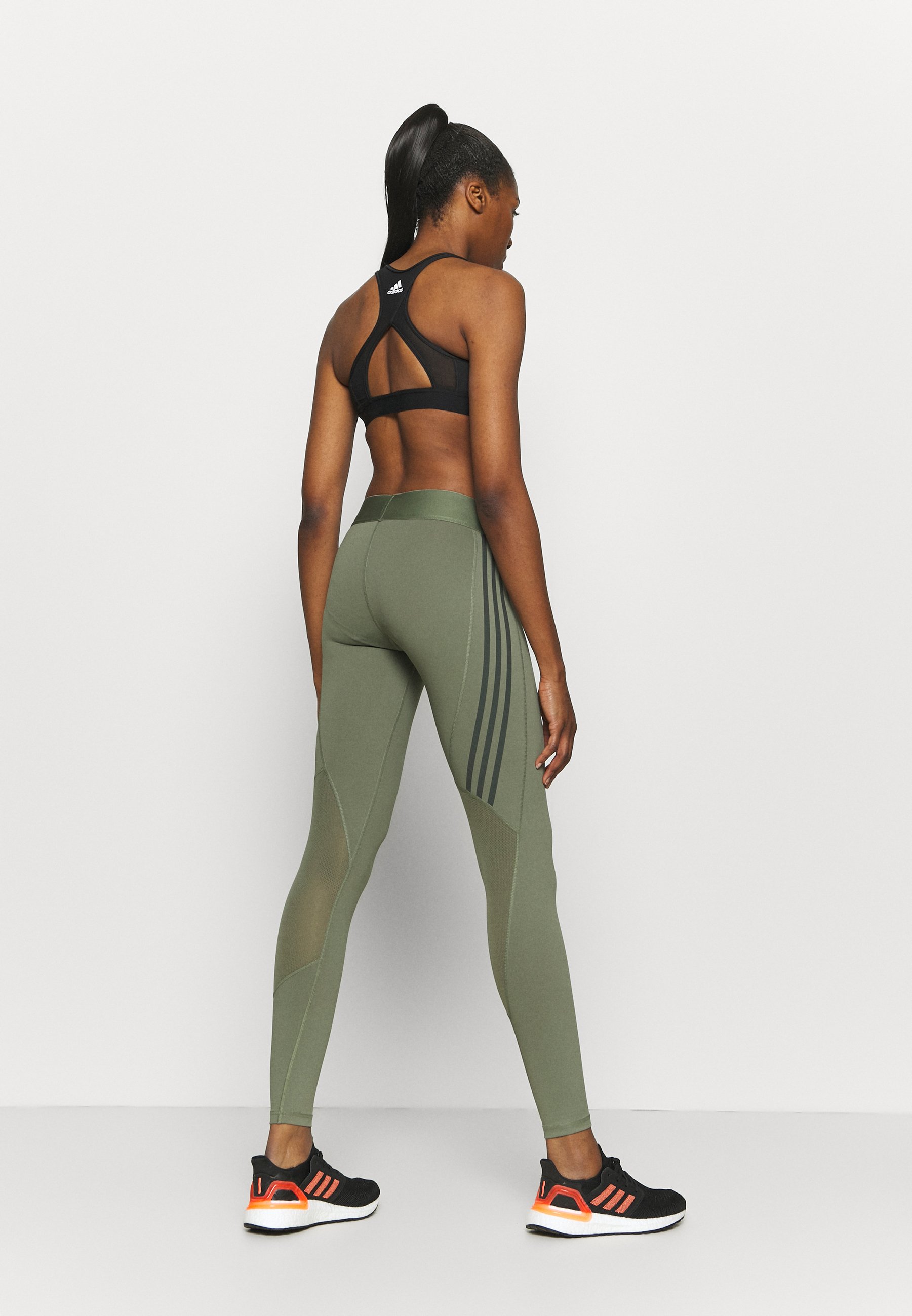 olive adidas leggings