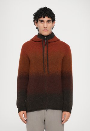 MEN LONG SLEEVE WITH ZIP - Casaco de malha - red