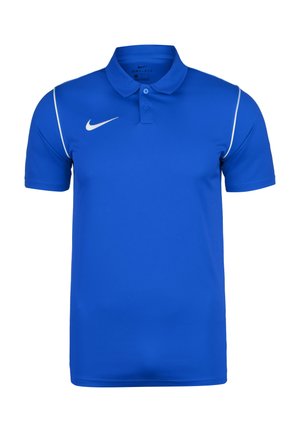 Poloshirt - royal blue / white