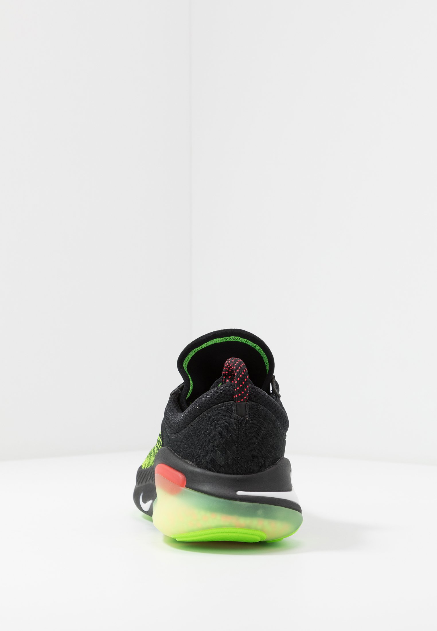 nike joyride run flyknit black electric green