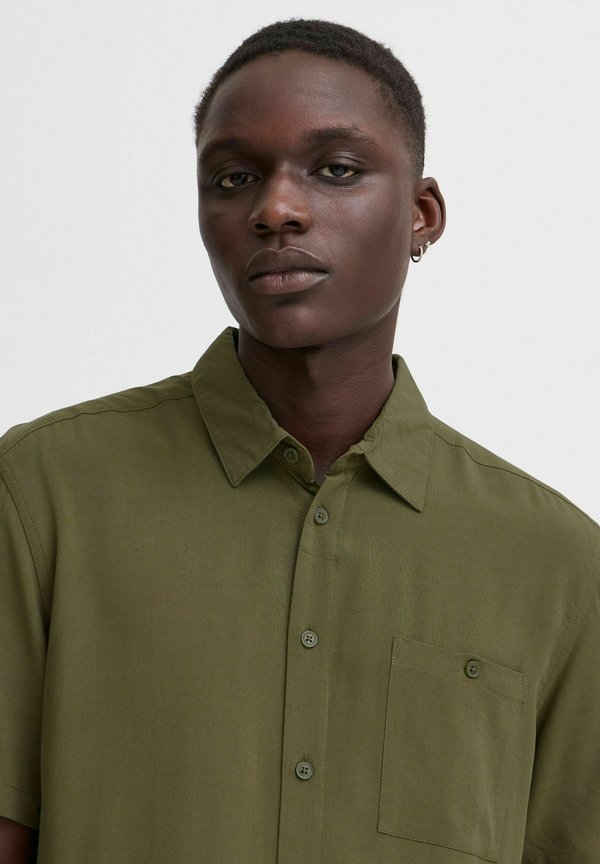 BHSHIRT - Shirt - olive night3