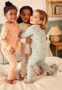 Next FLORAL 3 PACK-REGULAR FIT SET - Pidžaamakomplekt - blue  peach  cream ditsy