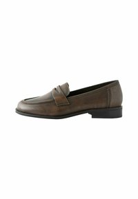 WIDE FIT FOREVER COMFORT PENNY - Loaferit/pistokkaat - black brush off