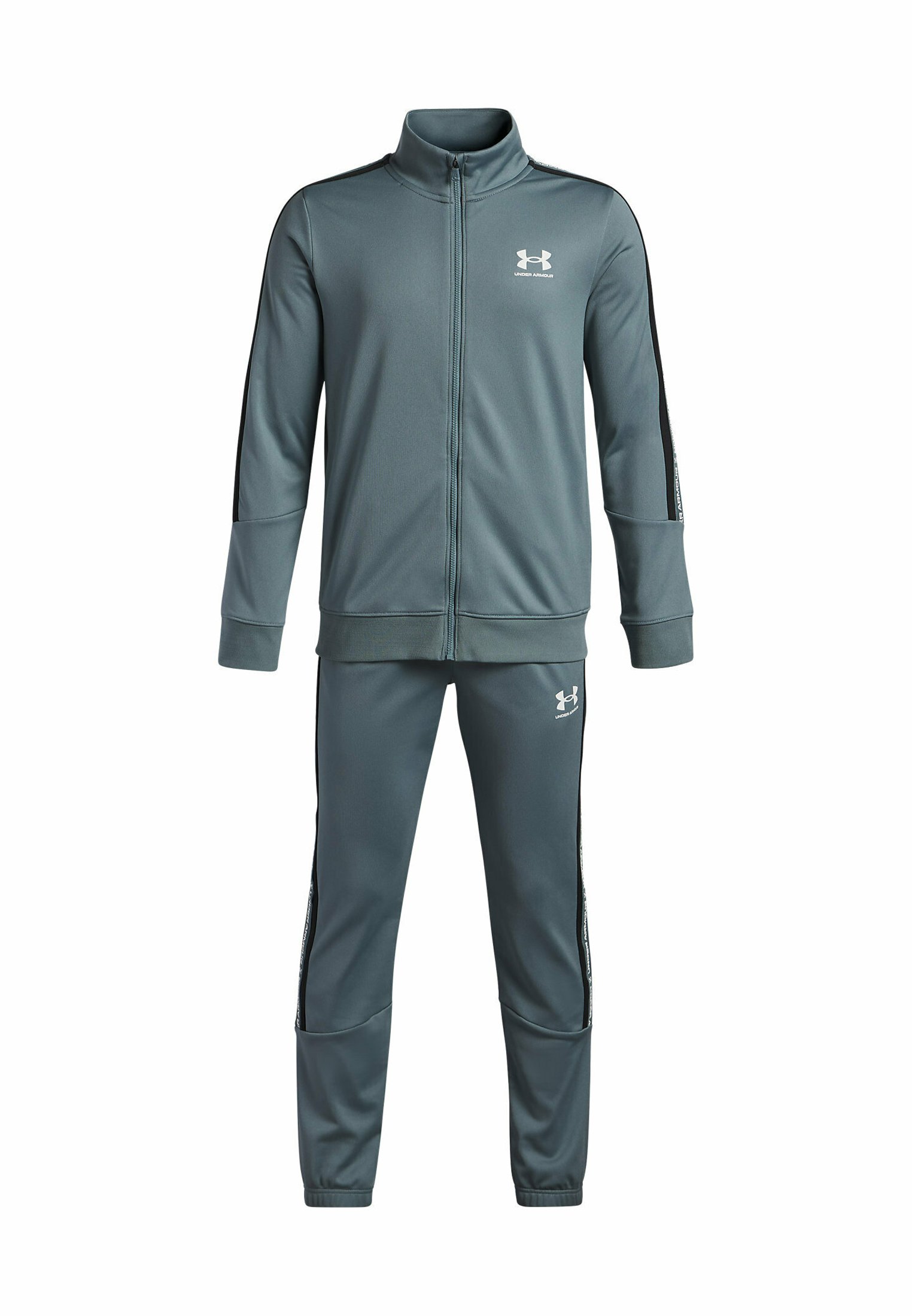 Under Armour Icon Knit Trainingsanzug jasper blue/grün Zalando