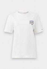 WASH HEART TEE - T-shirt imprimé - ancient white