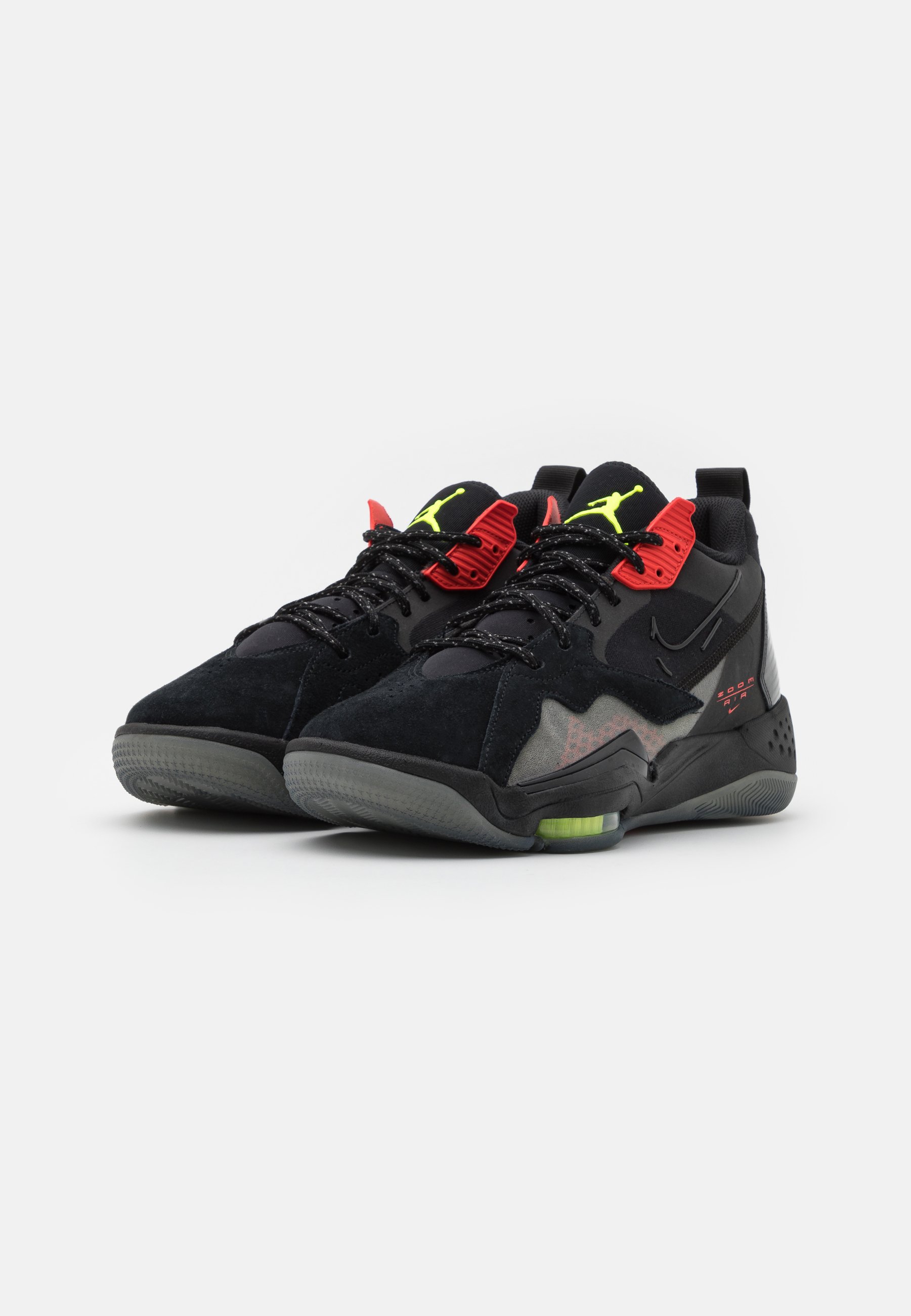 Jordan ZOOM '92 - Sneakers alte - black/volt/chile red/smoke grey/nero -  Zalando.it