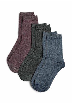 3ER-PACK  - Calcetines - tawny port
