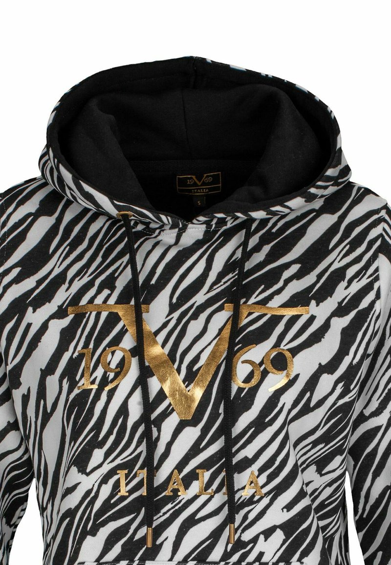 Damen Sweatshirts | v1969 Italia NADINE Kapuzenpullover black/schwarz - ZM00375 Damen Sweatshirts | v1969 Italia NADINE Kapuzenpullover black/schwarz - ZM00375