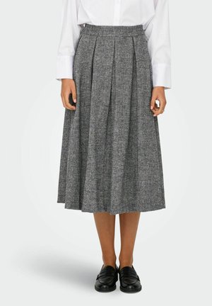 ONLY ONLBEKKA  - Plisirana suknja - medium grey melange