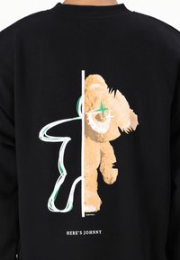 Denim Project JOHNNY CREW NECK - Sportinis megztinis - black