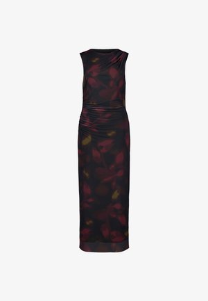 zero, Vestito casual - black dark red