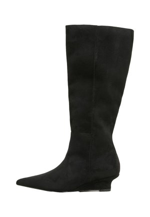 REGULAR FIT - FORMAL KNEE HIGH - Telitalpú csizmák - black