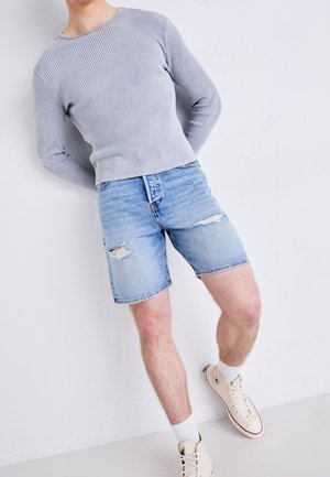 Jeansshorts - blue denim