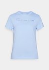 ICONS CREWNECK WITH LARGE TONAL LOGO - T-shirt basique - light blue