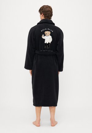 SHAWL SLEEP ROBE - Accappatoio - black
