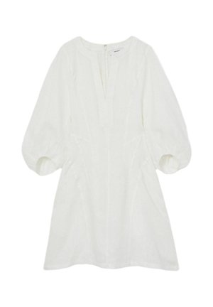 Reiss ROMI BALLOON SLEEVE MINI  - Denní šaty - ivory