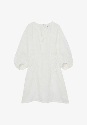Reiss ROMI BALLOON SLEEVE MINI - Dienas kleita - ivory