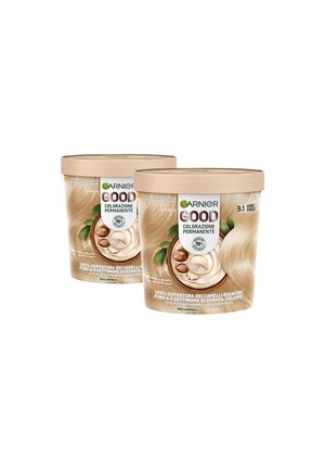 GARNIER GOOD COLORAZIONE PERMANENTE SENZA AMMONIACA, 90% DI ORIGINE NATURALE - 2 PACK - Tinte capelli - biondo vaniglia